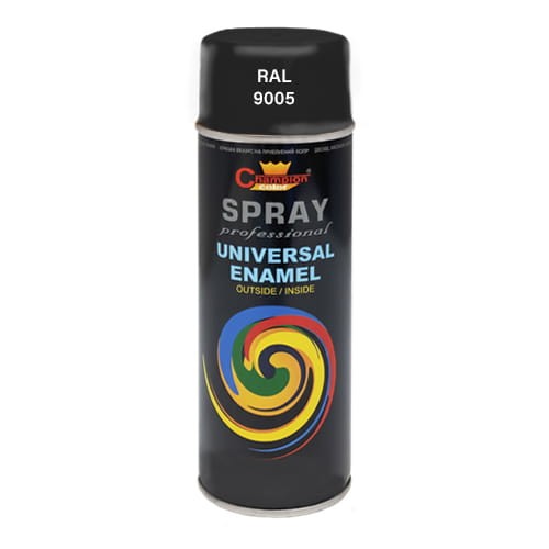 Emalia uniwersalna Champion 400ml RAL 9005 Połysk.jpg